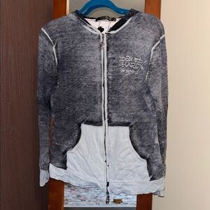 Ed Hardy Women’s Zip Up Hoodie Size Large